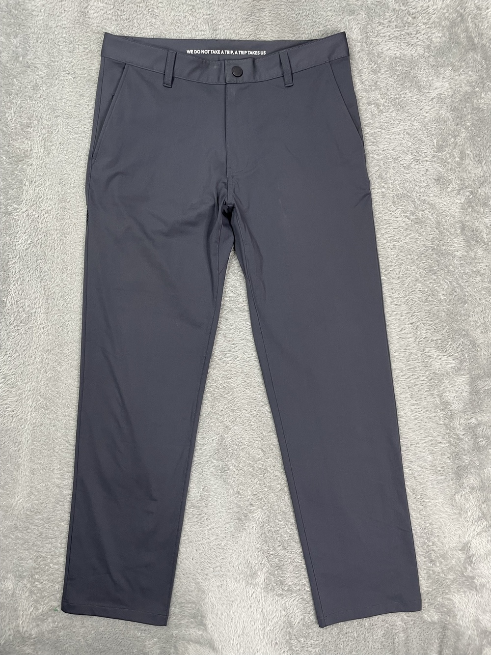 Rhone Chino Pants Mens 31x30* Gray Slim Fit Microfiber Travel Casual Golf